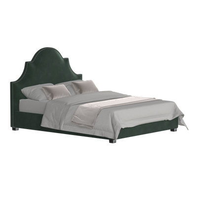 Ariana Double Bed with Elegant Headboard
