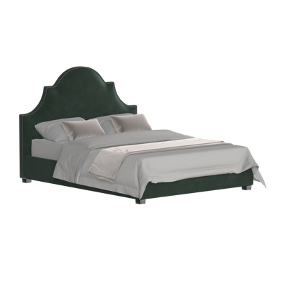 Ariana Double Bed with Elegant Headboard