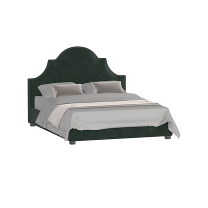 Ariana Double Bed with Elegant Headboard