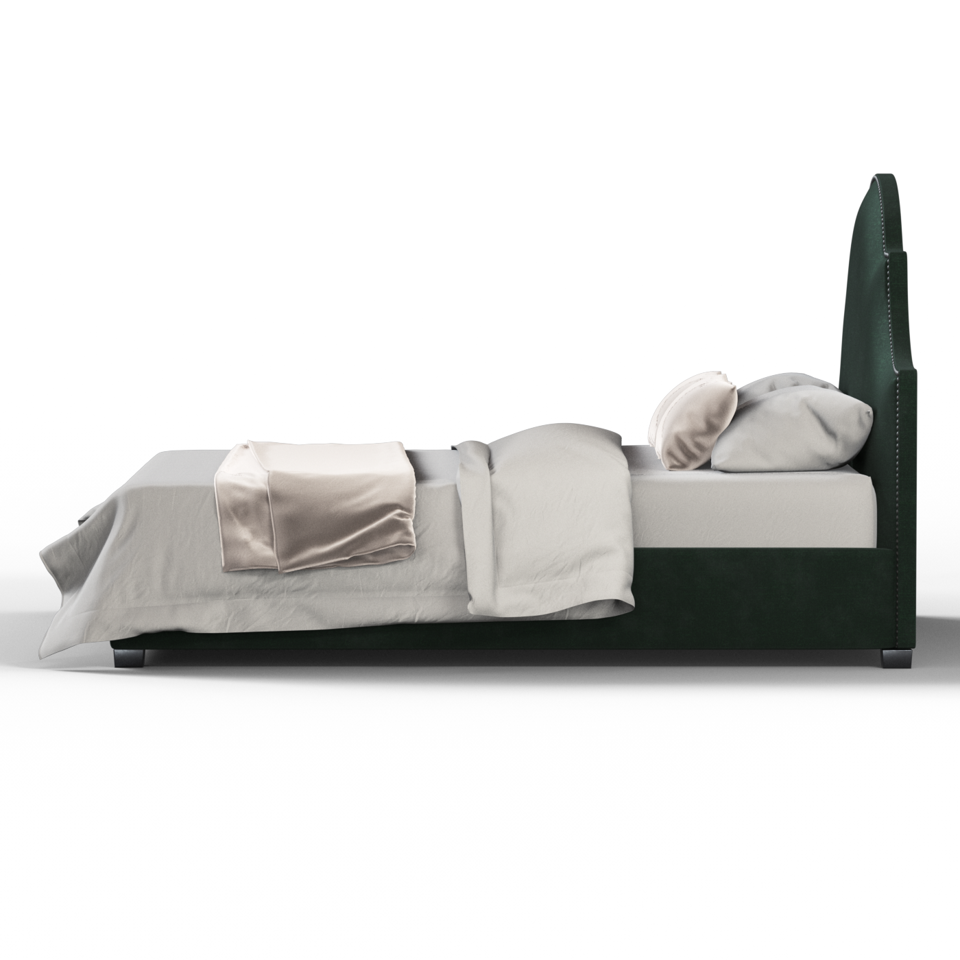 Ariana Double Bed with Elegant Headboard
