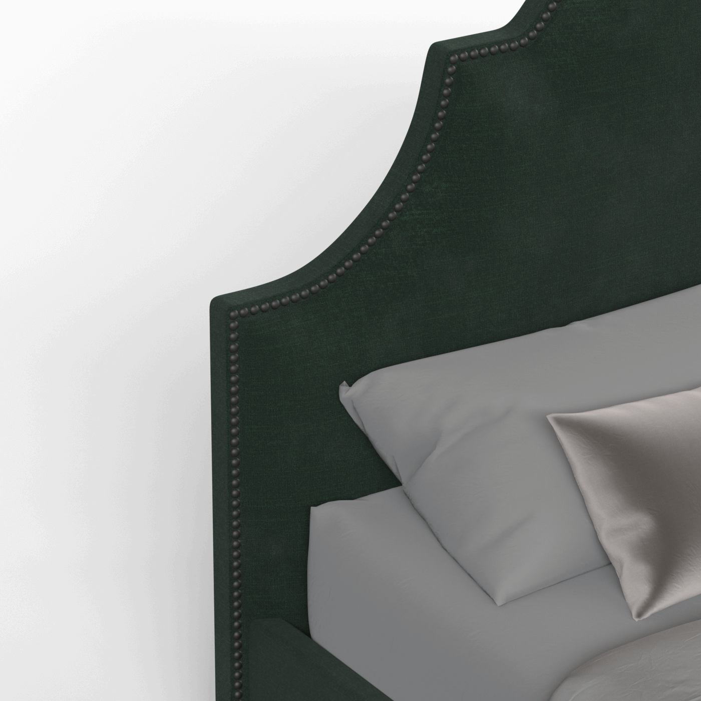 Ariana Double Bed with Elegant Headboard