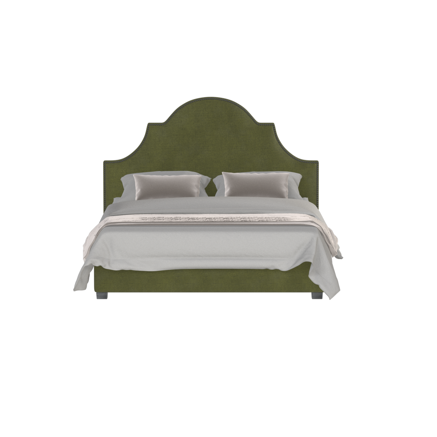 Ariana Double Bed with Elegant Headboard
