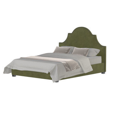 Ariana Double Bed with Elegant Headboard