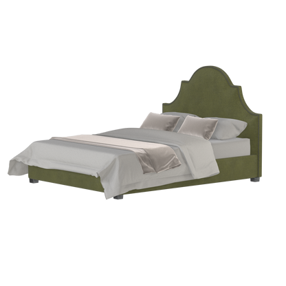 Ariana Double Bed with Elegant Headboard