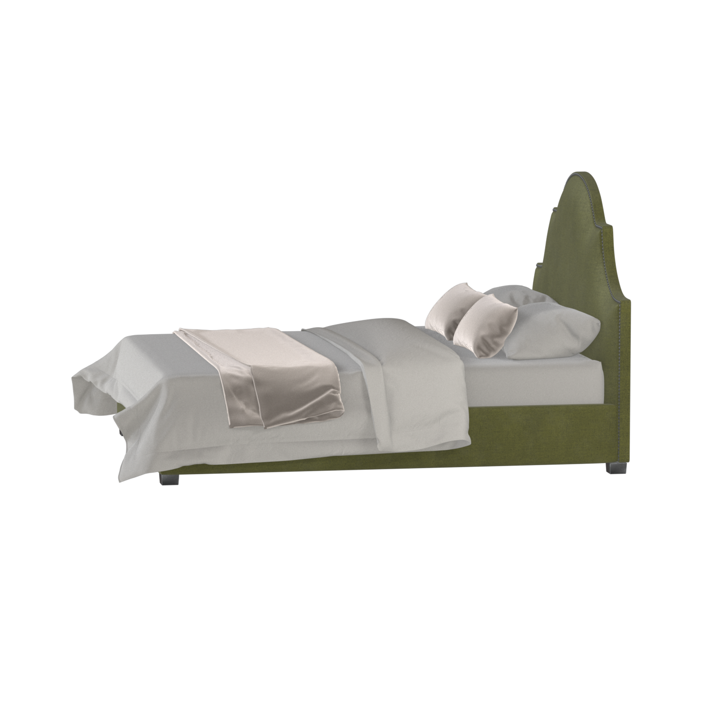 Ariana Double Bed with Elegant Headboard