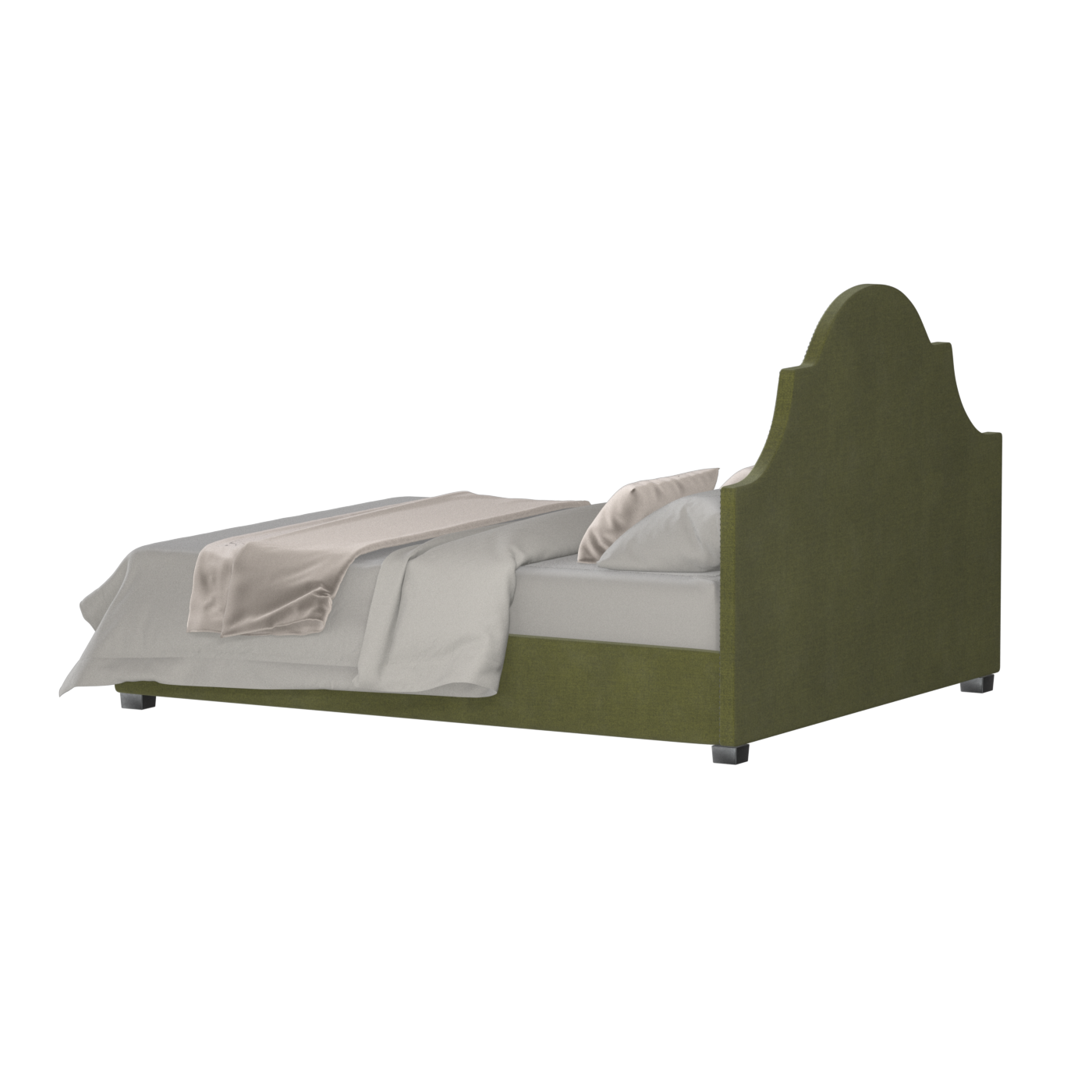 Ariana Double Bed with Elegant Headboard
