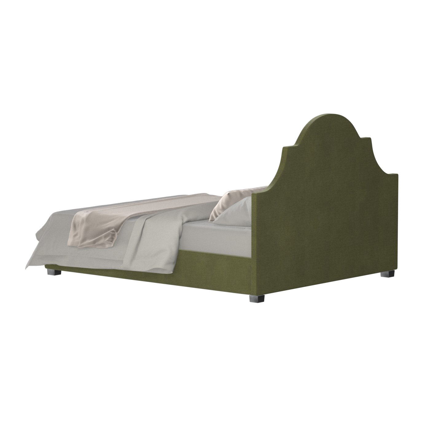 Ariana Double Bed with Elegant Headboard