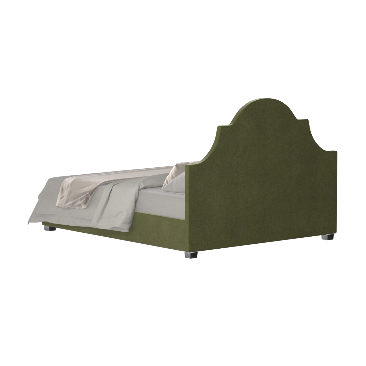Ariana Double Bed with Elegant Headboard