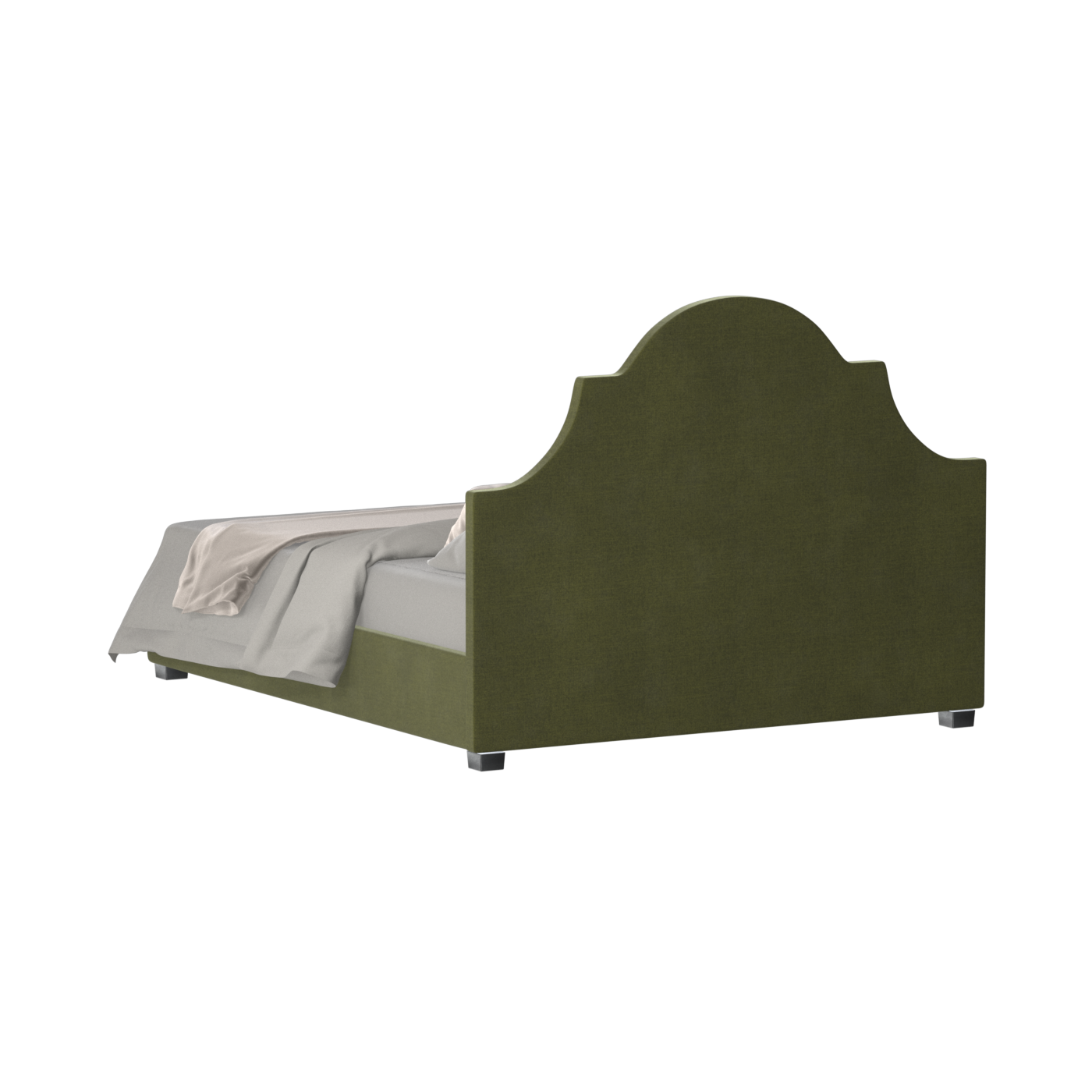 Ariana Double Bed with Elegant Headboard