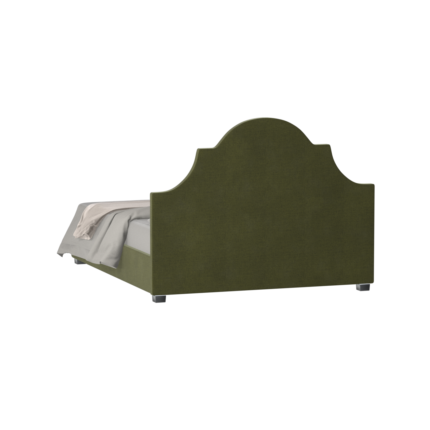 Ariana Double Bed with Elegant Headboard
