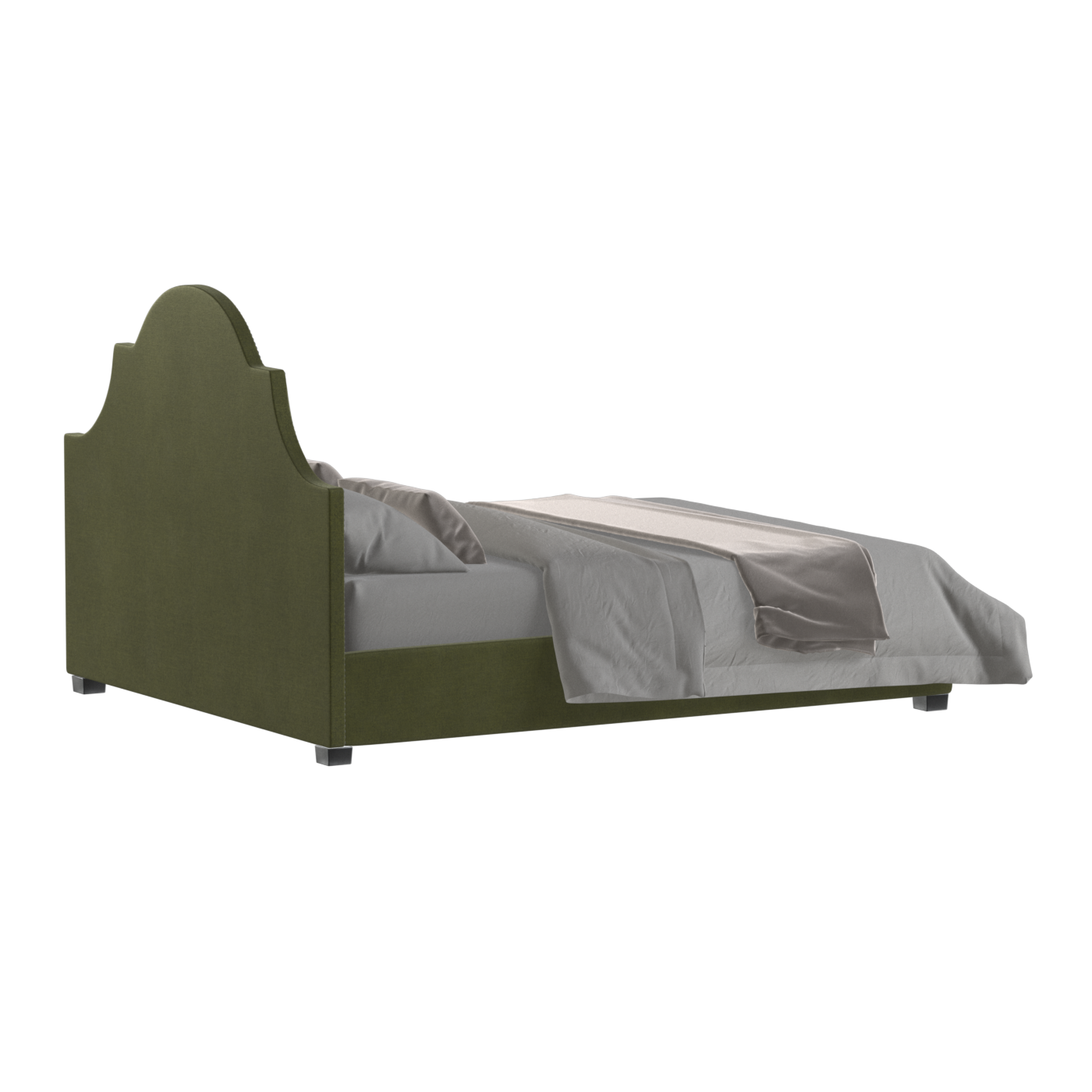 Ariana Double Bed with Elegant Headboard
