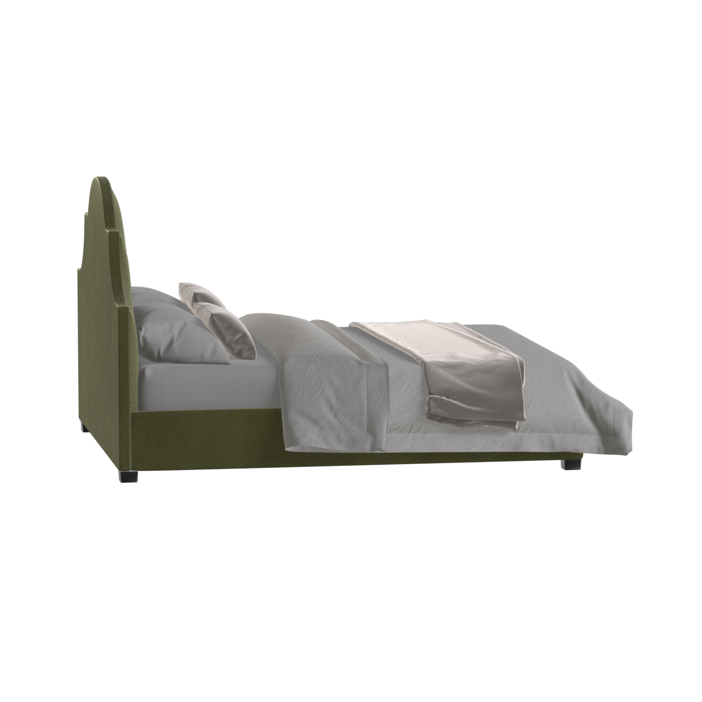 Ariana Double Bed with Elegant Headboard