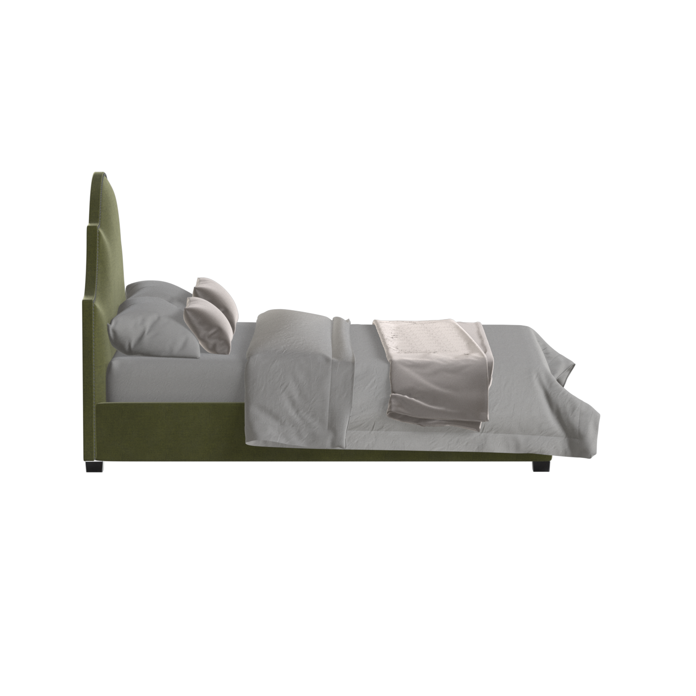 Ariana Double Bed with Elegant Headboard