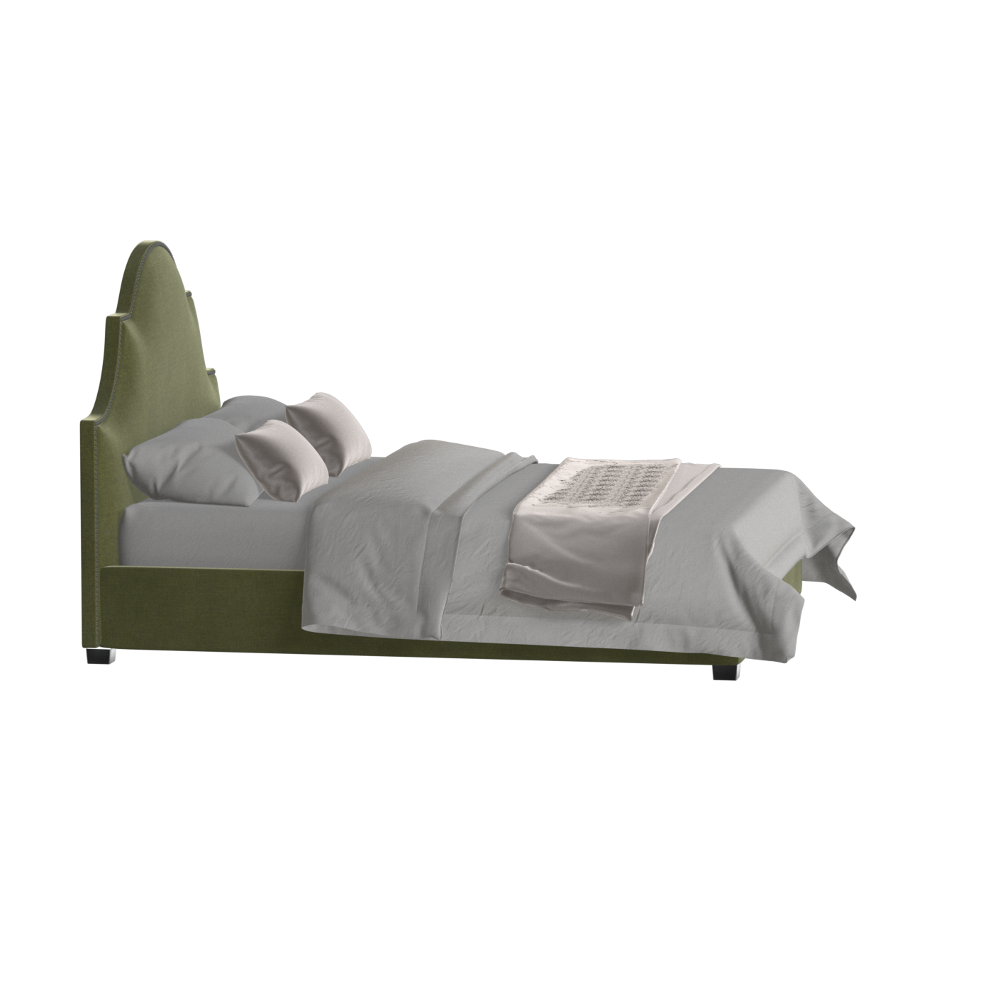 Ariana Double Bed with Elegant Headboard