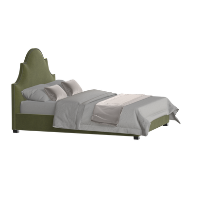 Ariana Double Bed with Elegant Headboard