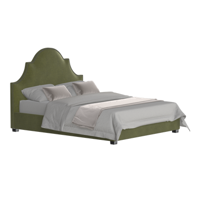 Ariana Double Bed with Elegant Headboard