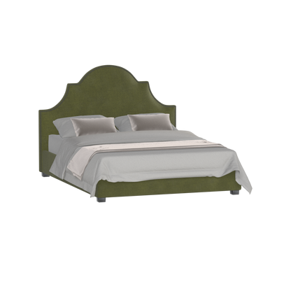 Ariana Double Bed with Elegant Headboard