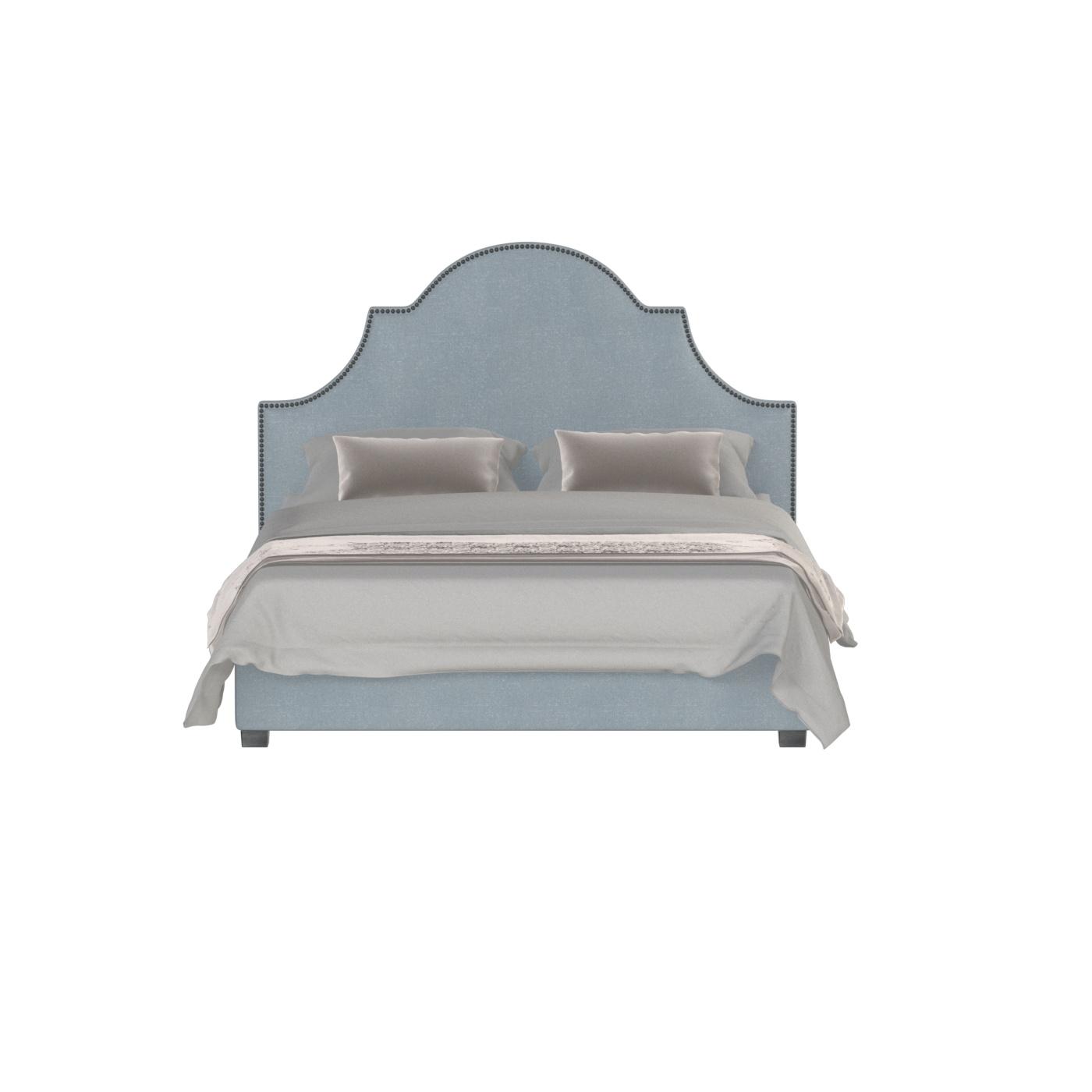 Ariana Double Bed with Elegant Headboard