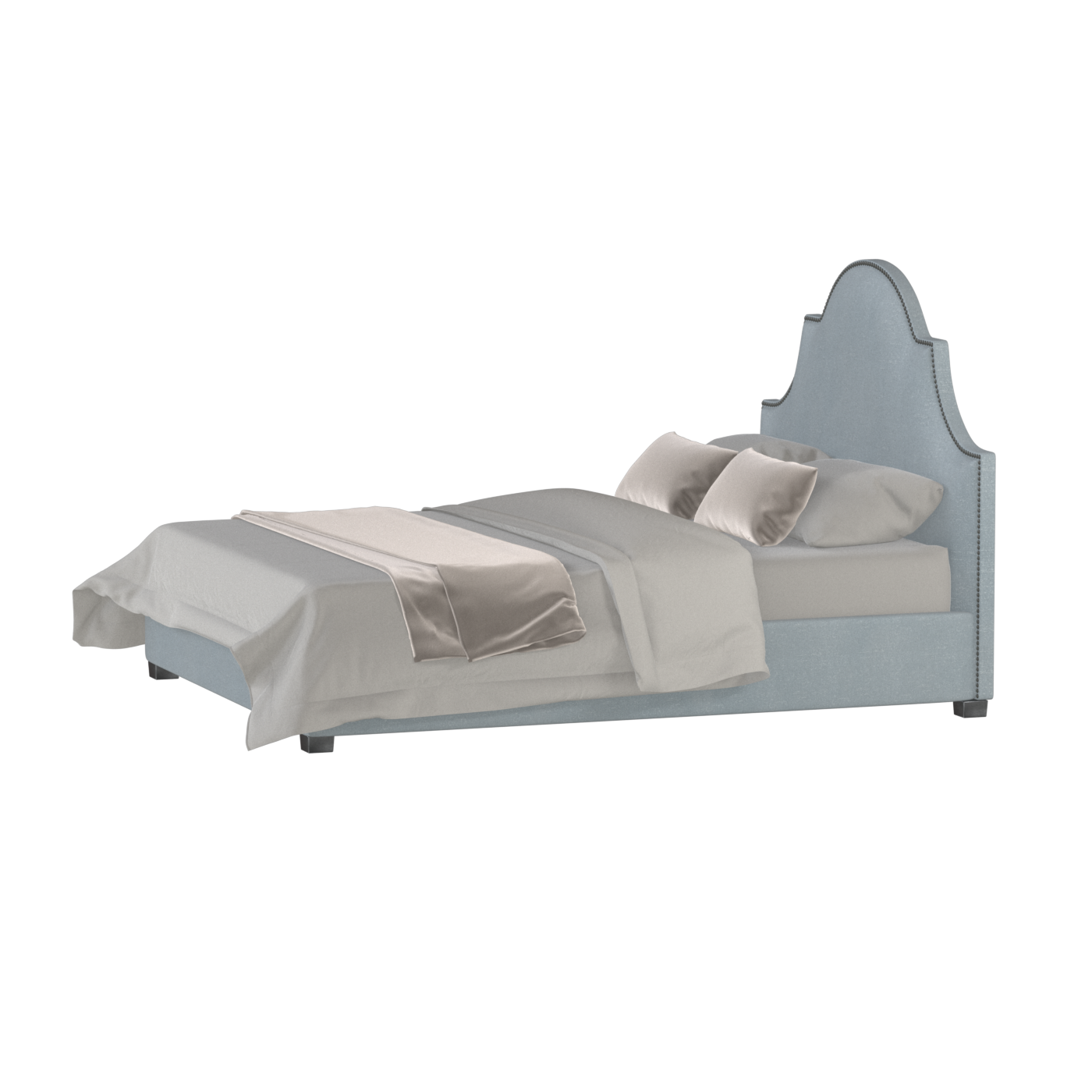 Ariana Double Bed with Elegant Headboard