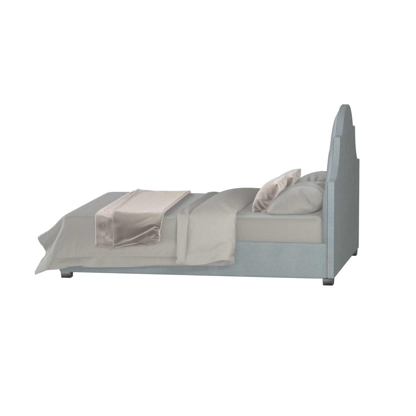 Ariana Double Bed with Elegant Headboard