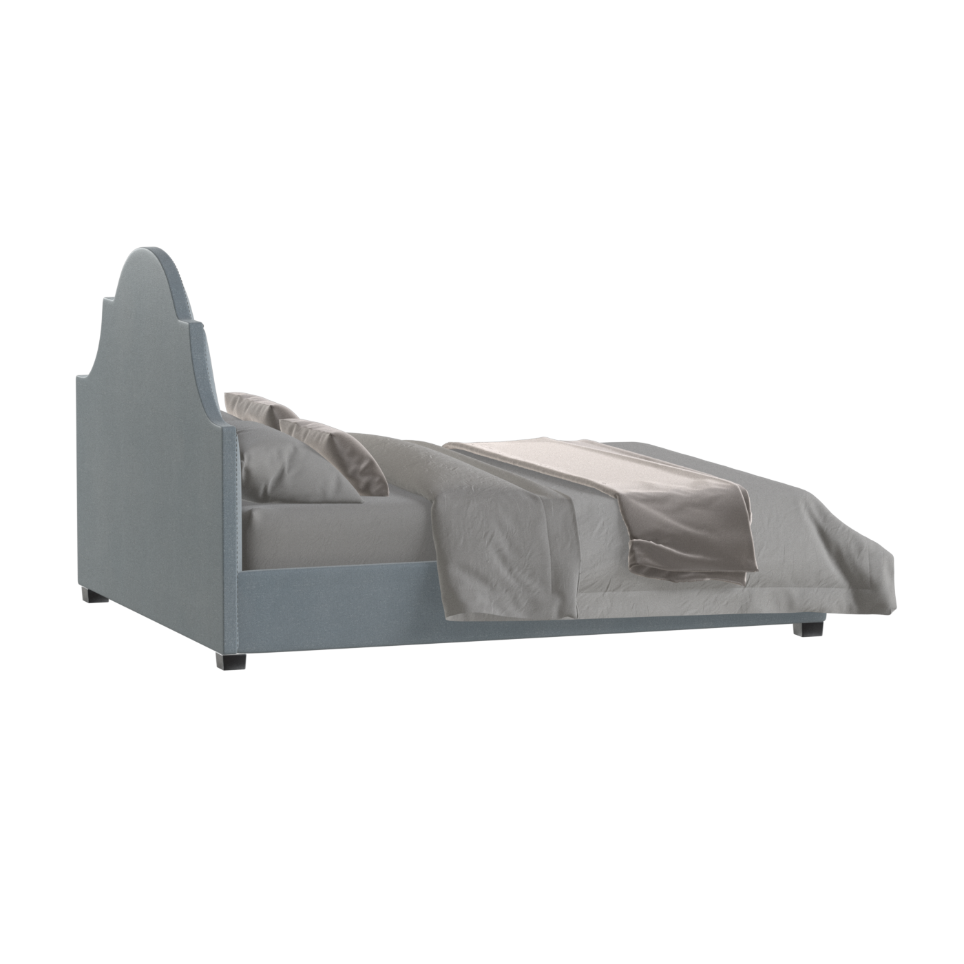 Ariana Double Bed with Elegant Headboard