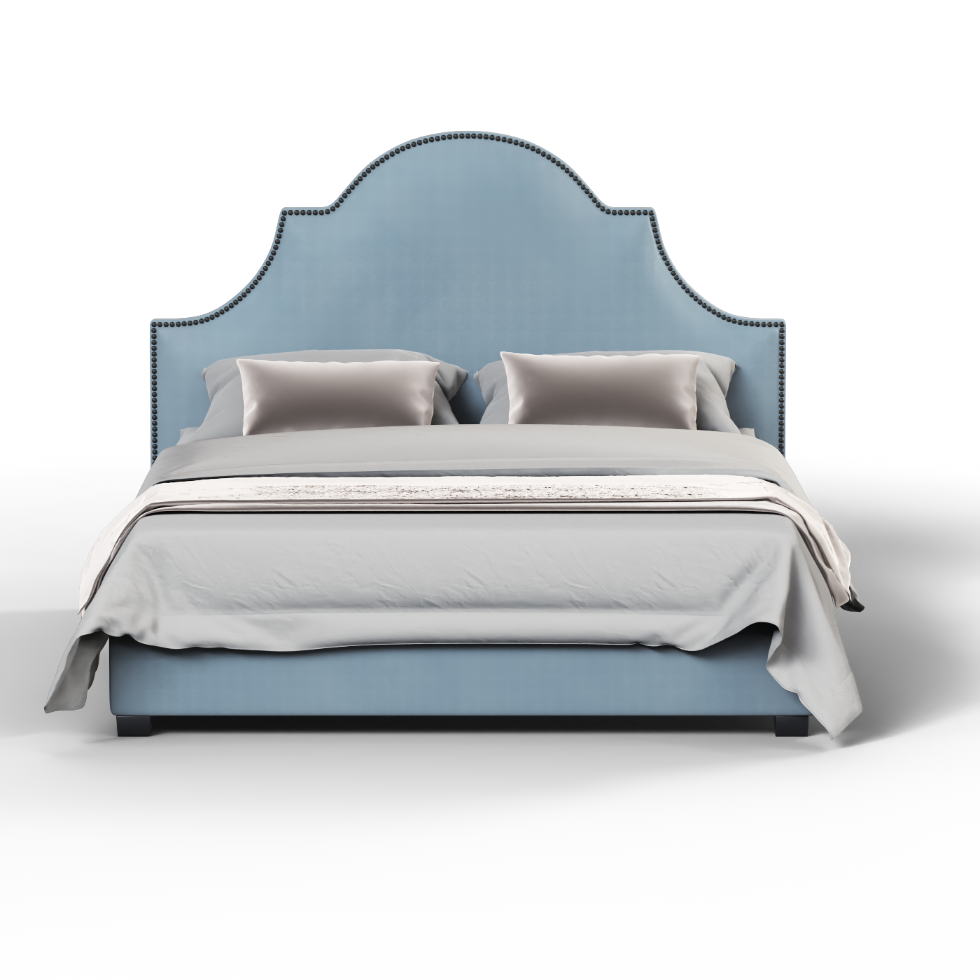 Ariana Double Bed with Elegant Headboard