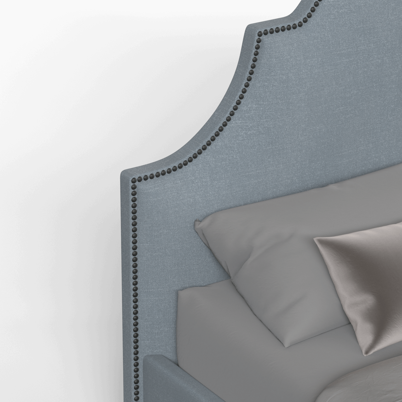 Ariana Double Bed with Elegant Headboard