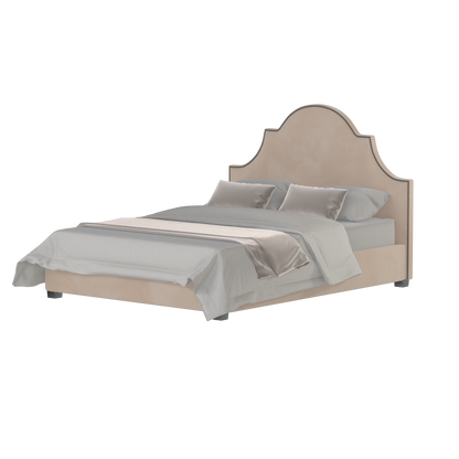 Ariana Double Bed with Elegant Headboard