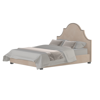 Ariana Double Bed with Elegant Headboard