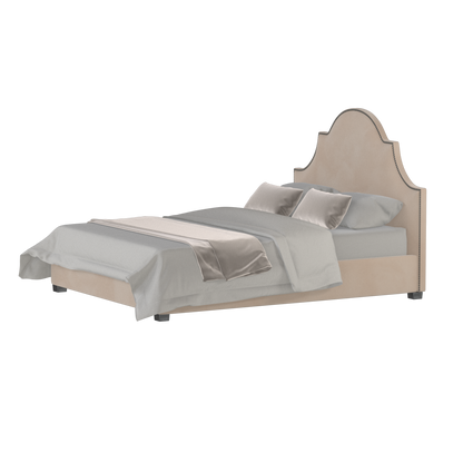 Ariana Double Bed with Elegant Headboard