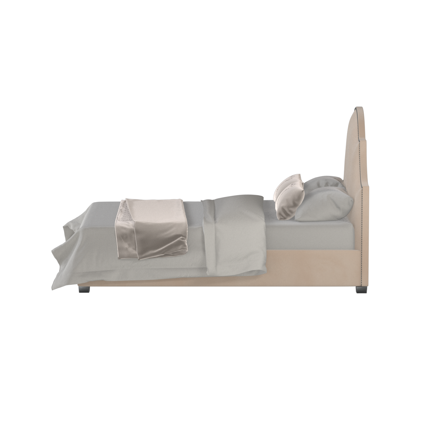 Ariana Double Bed with Elegant Headboard