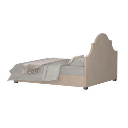 Ariana Double Bed with Elegant Headboard