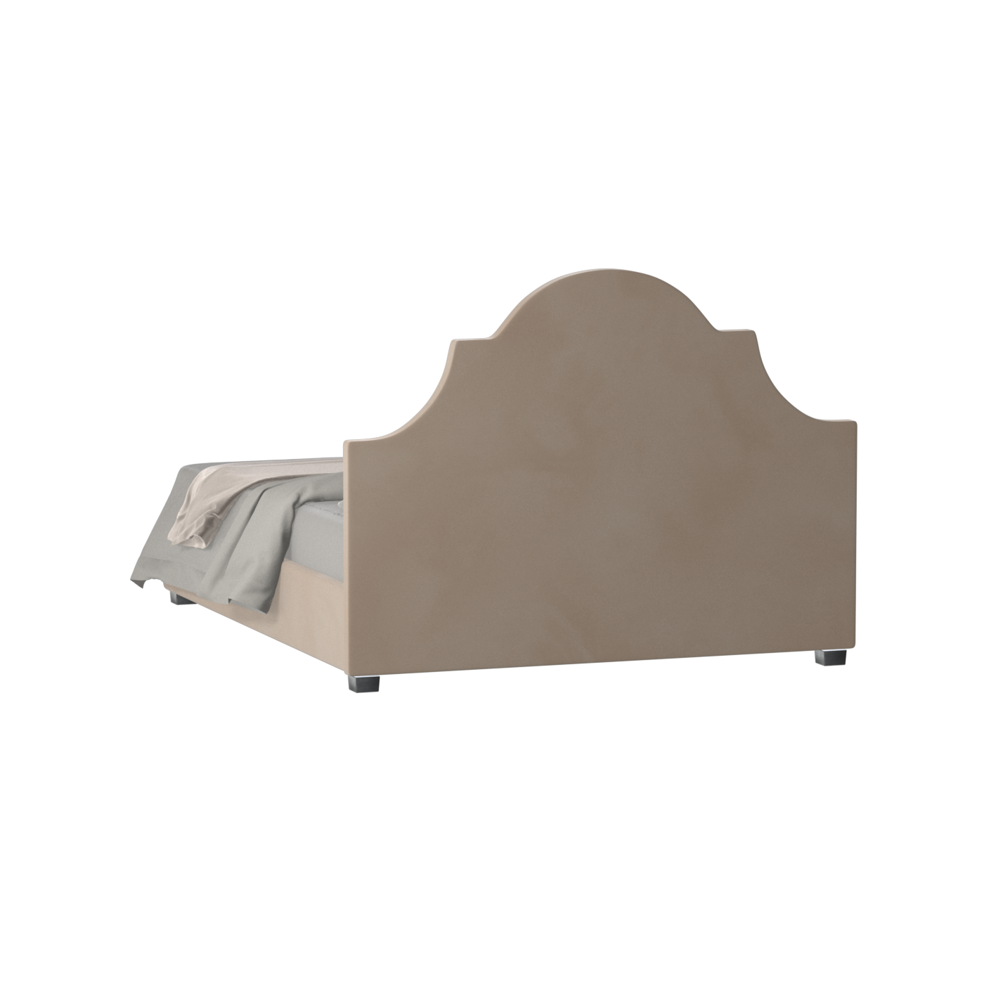 Ariana Double Bed with Elegant Headboard