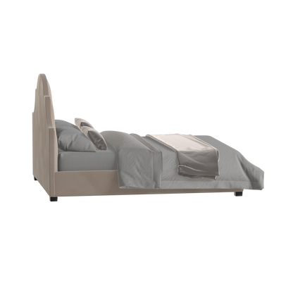 Ariana Double Bed with Elegant Headboard