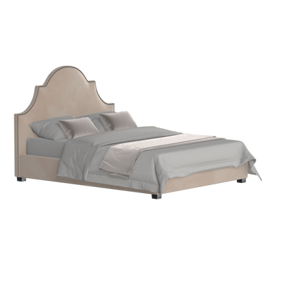 Ariana Double Bed with Elegant Headboard