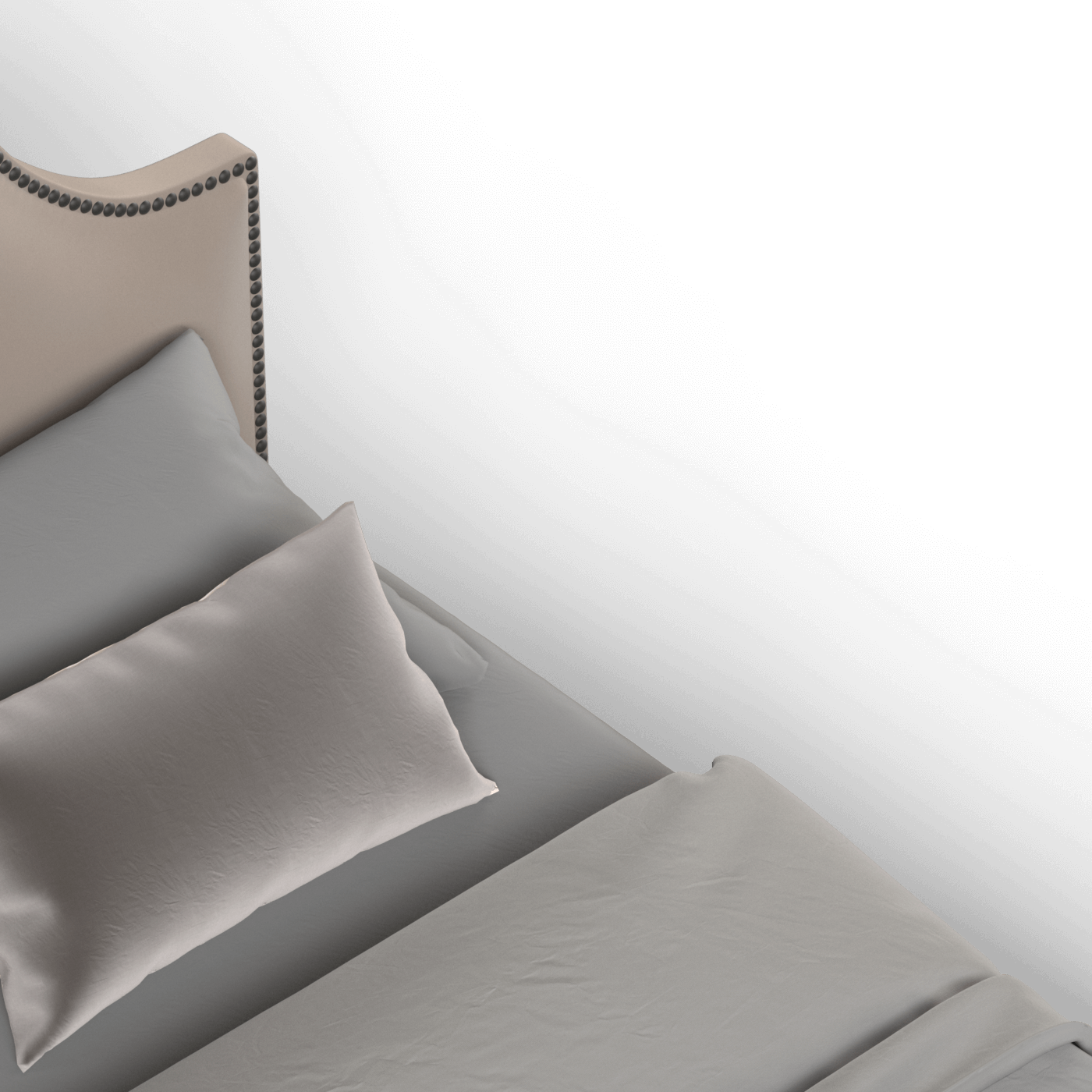 Ariana Double Bed with Elegant Headboard