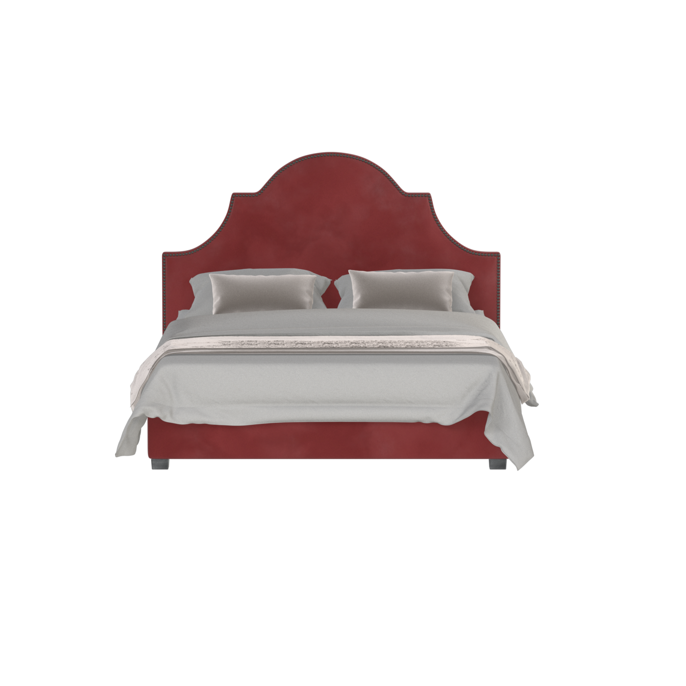 Ariana Double Bed with Elegant Headboard