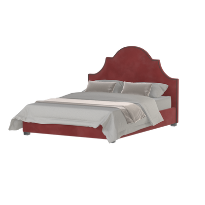 Ariana Double Bed with Elegant Headboard