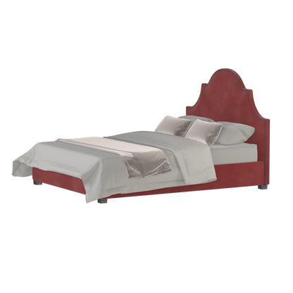 Ariana Double Bed with Elegant Headboard