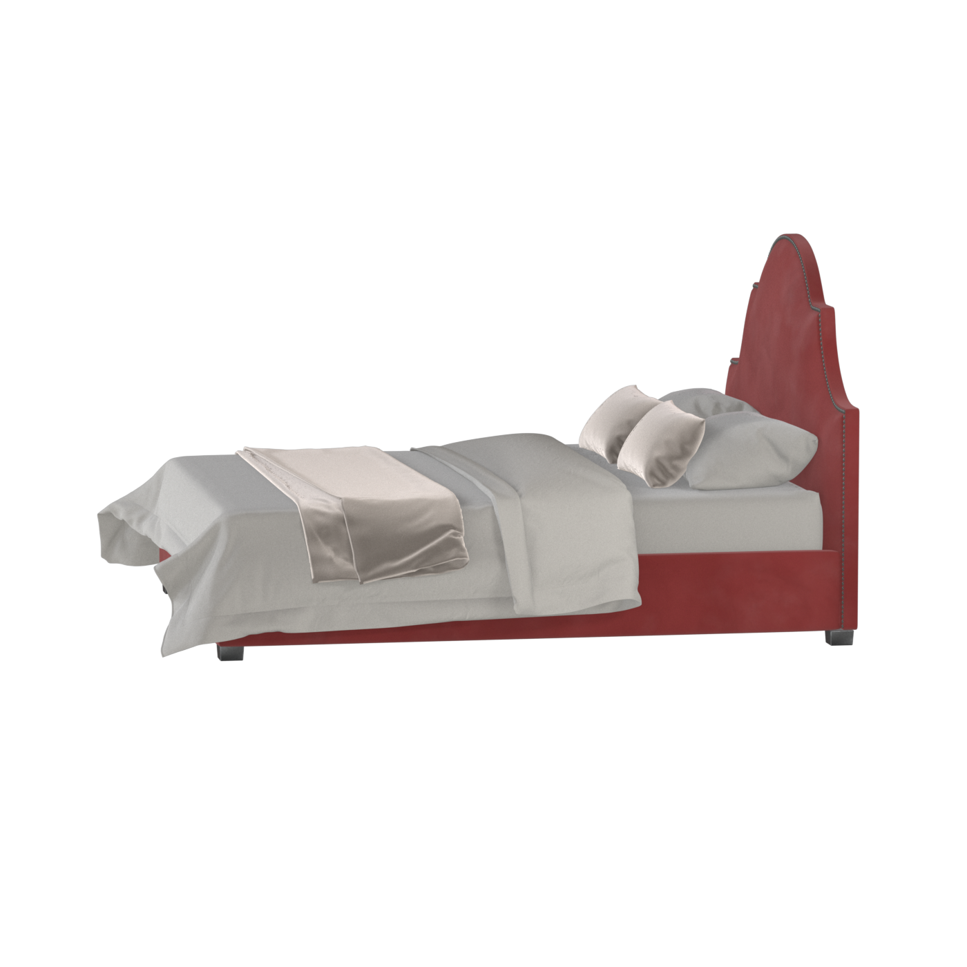 Ariana Double Bed with Elegant Headboard