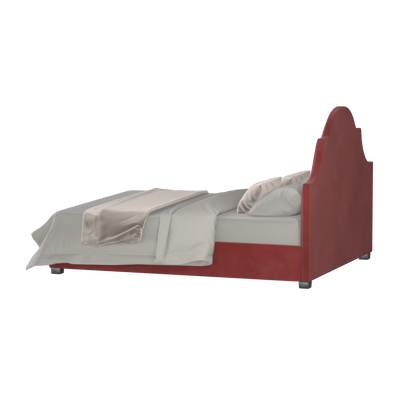 Ariana Double Bed with Elegant Headboard