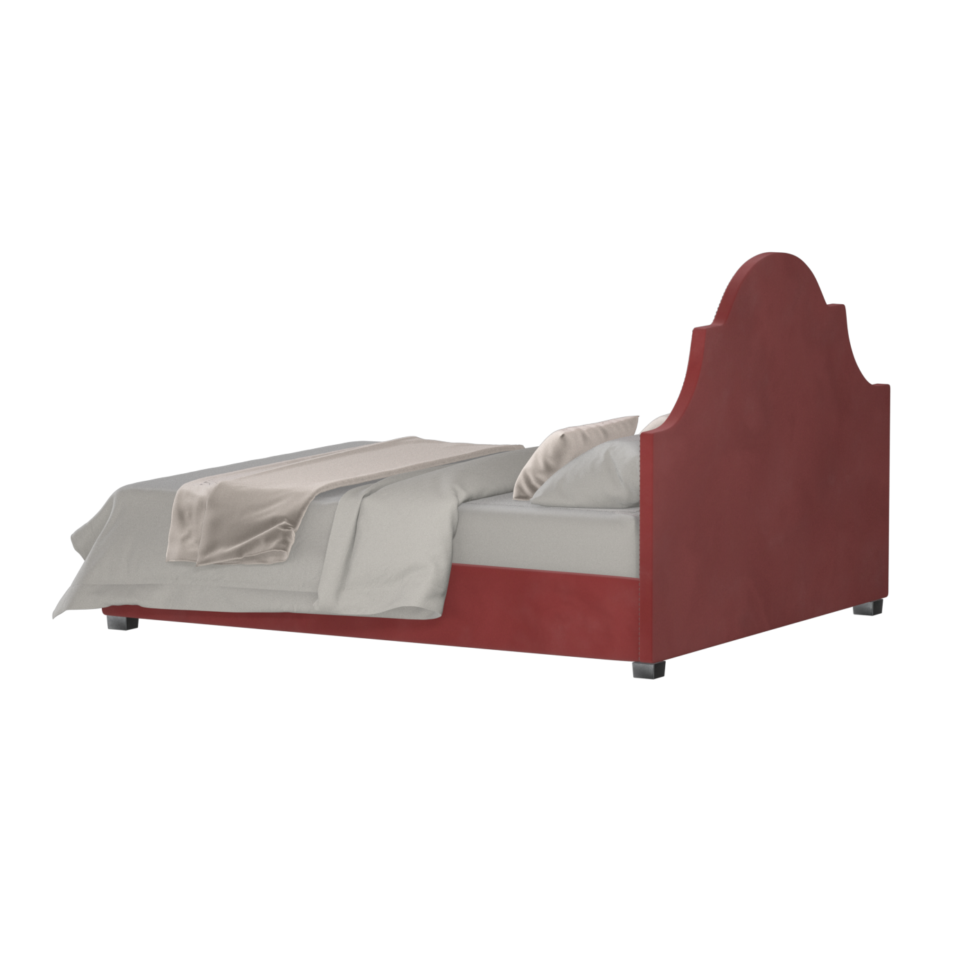 Ariana Double Bed with Elegant Headboard