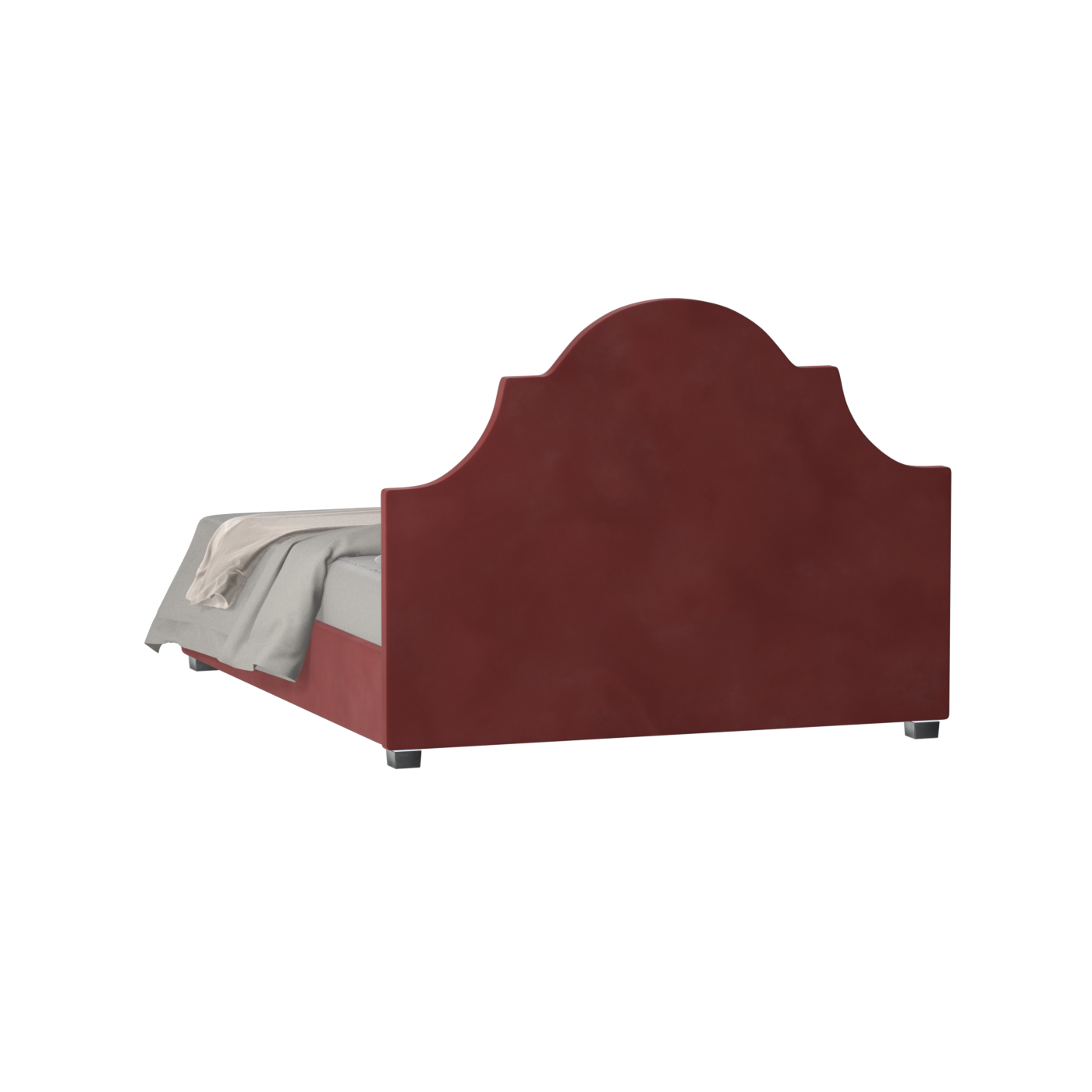 Ariana Double Bed with Elegant Headboard