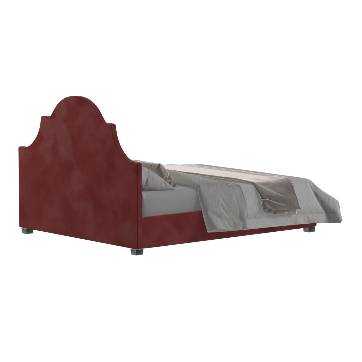 Ariana Double Bed with Elegant Headboard