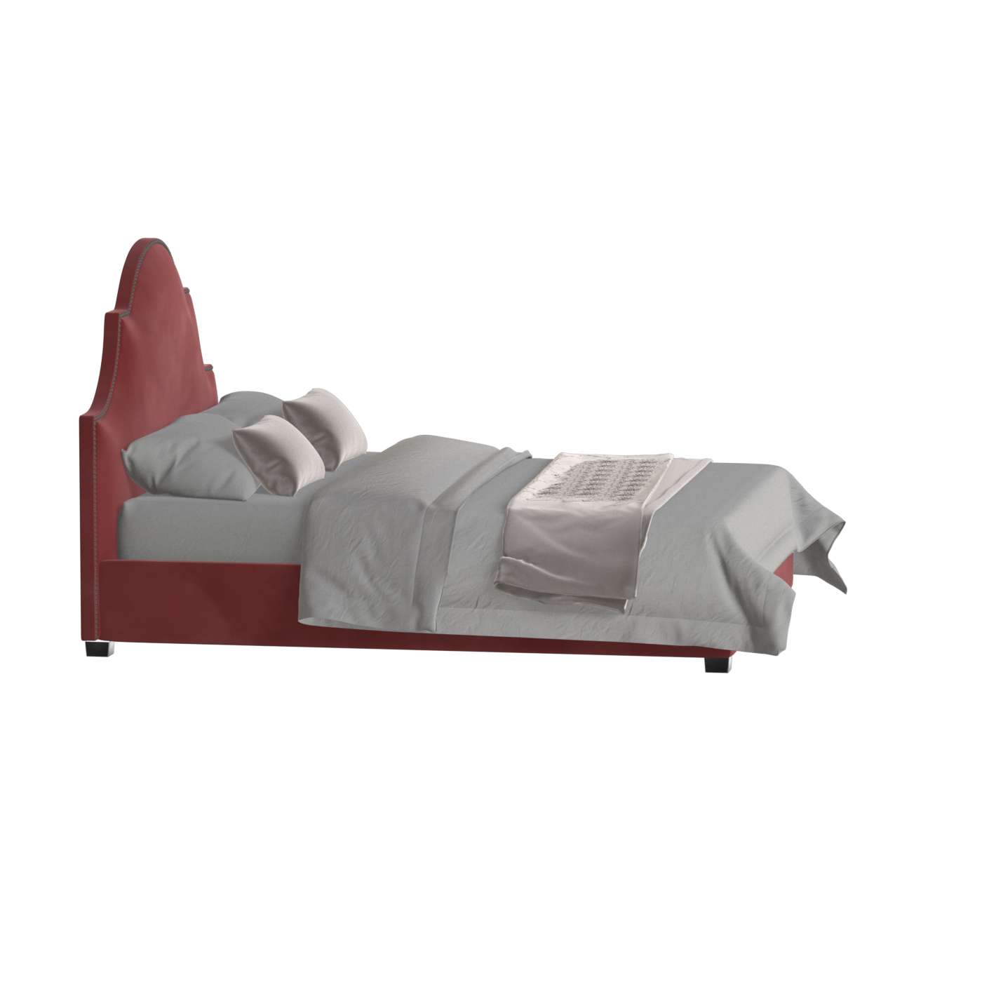 Ariana Double Bed with Elegant Headboard