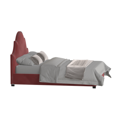 Ariana Double Bed with Elegant Headboard