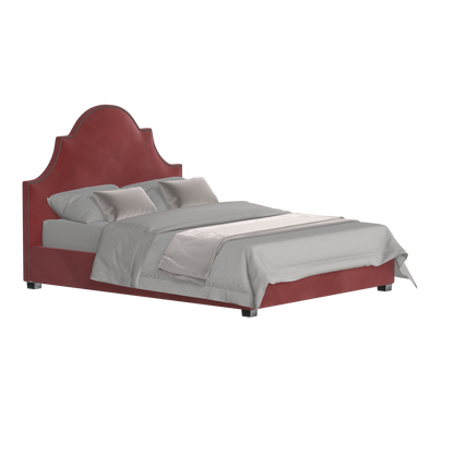 Ariana Double Bed with Elegant Headboard
