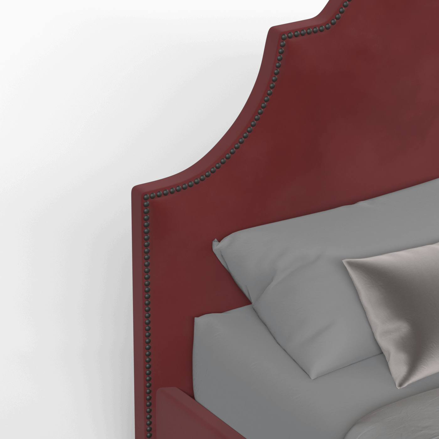 Ariana Double Bed with Elegant Headboard