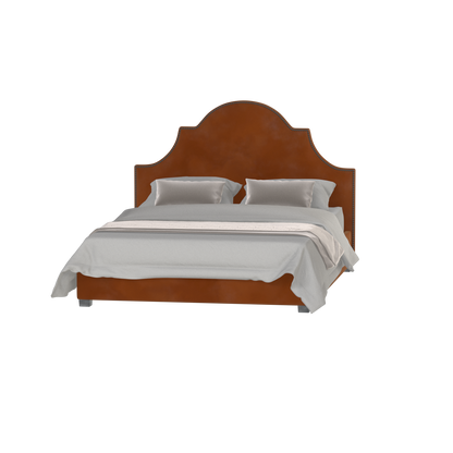 Ariana Double Bed with Elegant Headboard