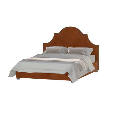 Ariana Double Bed with Elegant Headboard